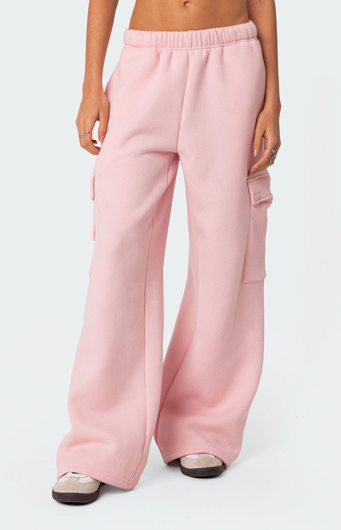 Wide Leg Cargo Sweatpants Product Image