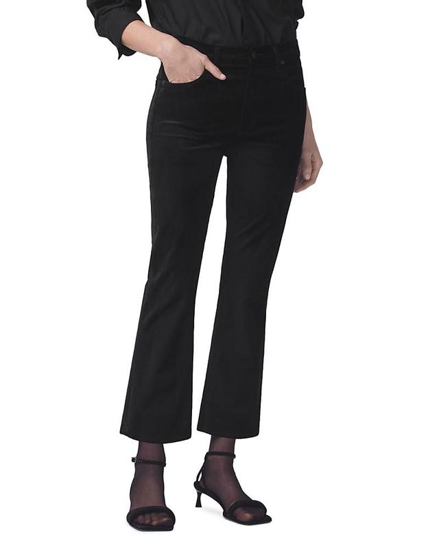 Citizens of Humanity Isola Crop Bootcut Velvet Pants Product Image