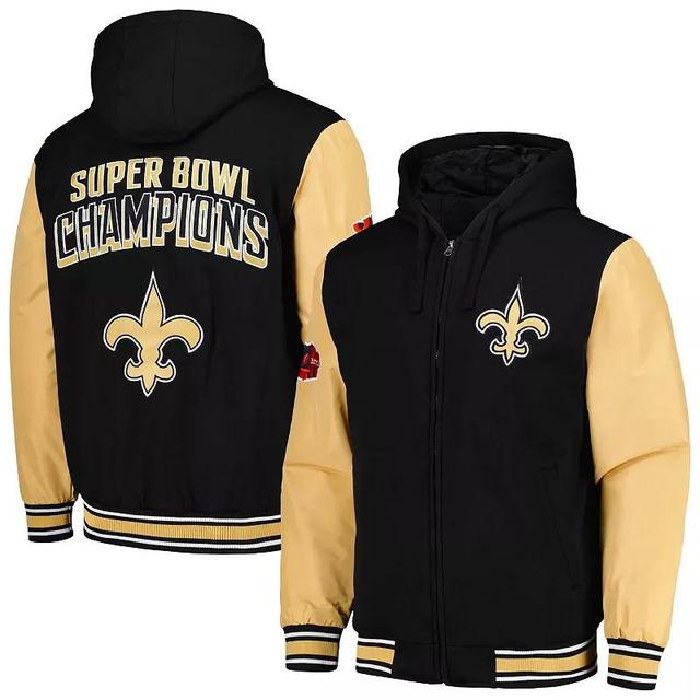 Mens G-III Sports by Carl Banks /Gold New Orleans Saints Player Option Full-Zip Hoodie Product Image