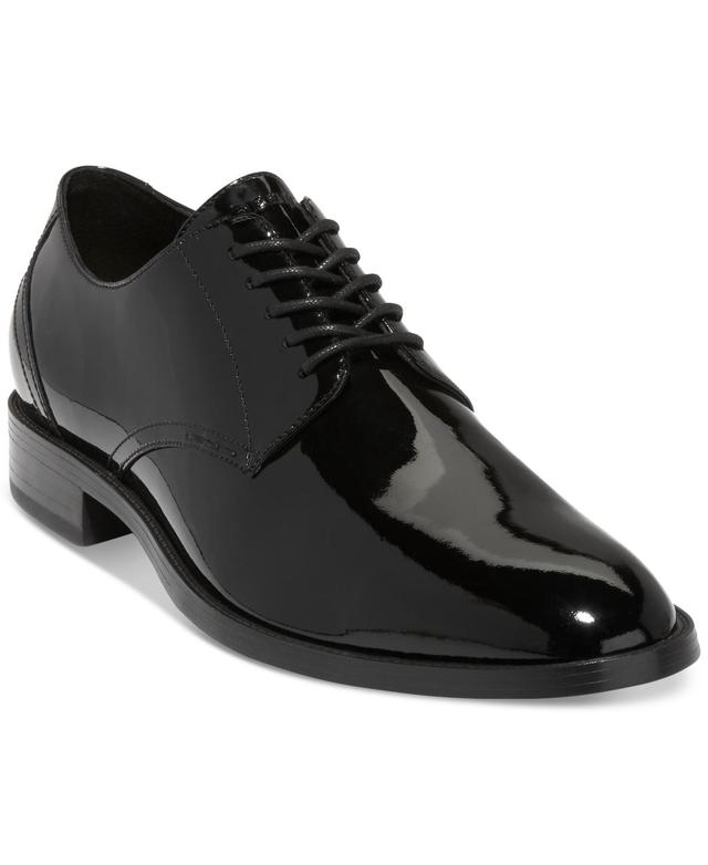 Cole Haan Mens Hawthorne Patent Leather Derby Shoes - Black Product Image