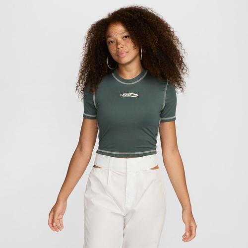 Women's Nike Sportswear Chill Knit Slim Cropped T-Shirt Product Image