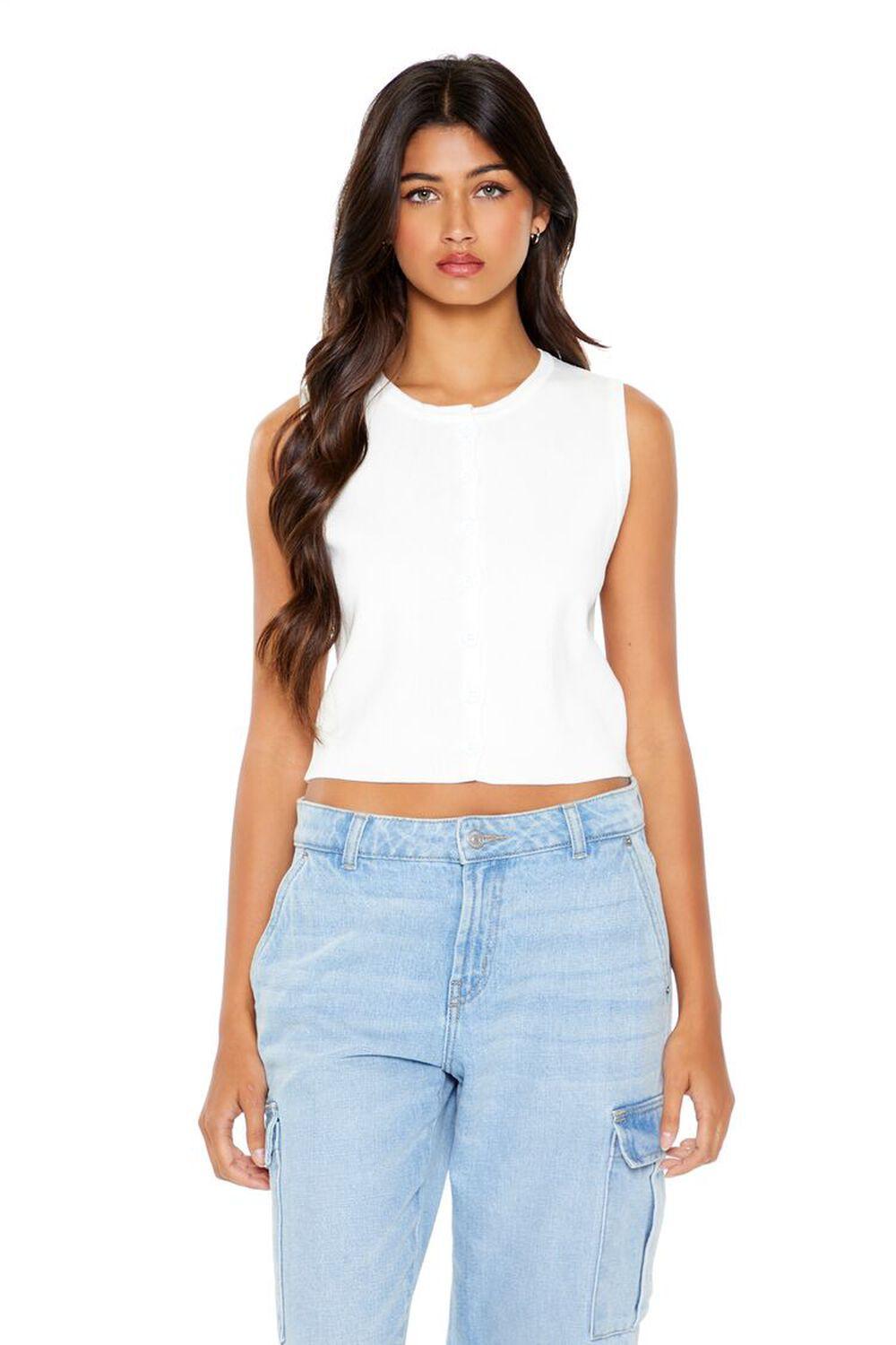 Sleeveless Sweater-Knit Top | Forever 21 product image