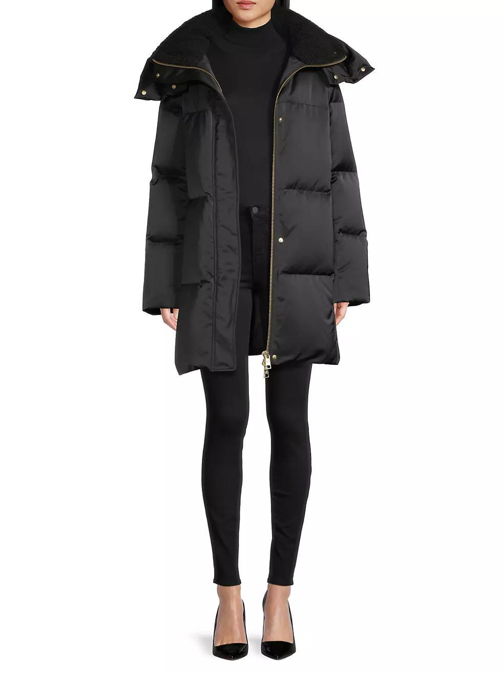 Noelle Faux-Shearling Puffer Jacket Product Image