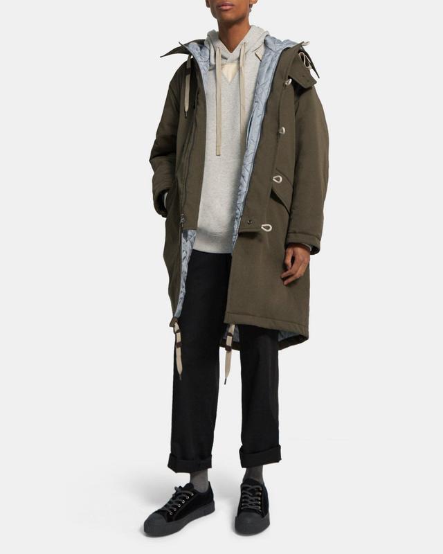 Hooded Cotton Parka Product Image