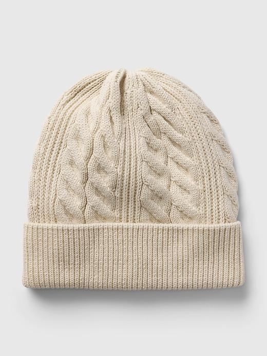 Cable-Knit Beanie Product Image