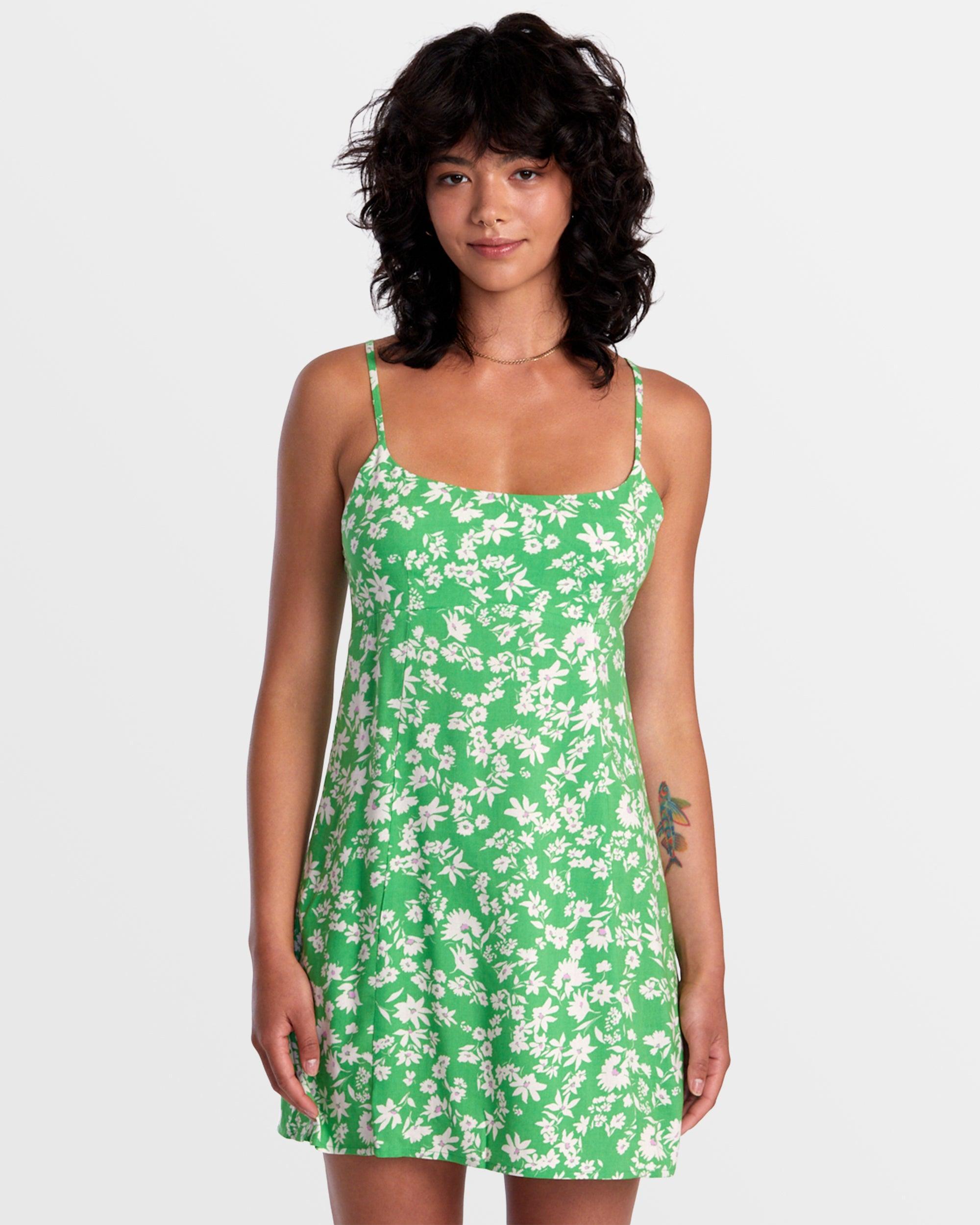 Remi Mini Dress - Classic Green Product Image