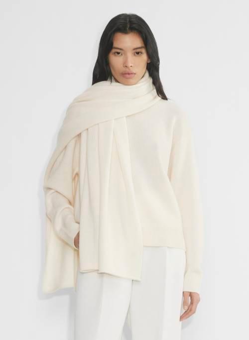 cashmere narrow blanket scarf Product Image