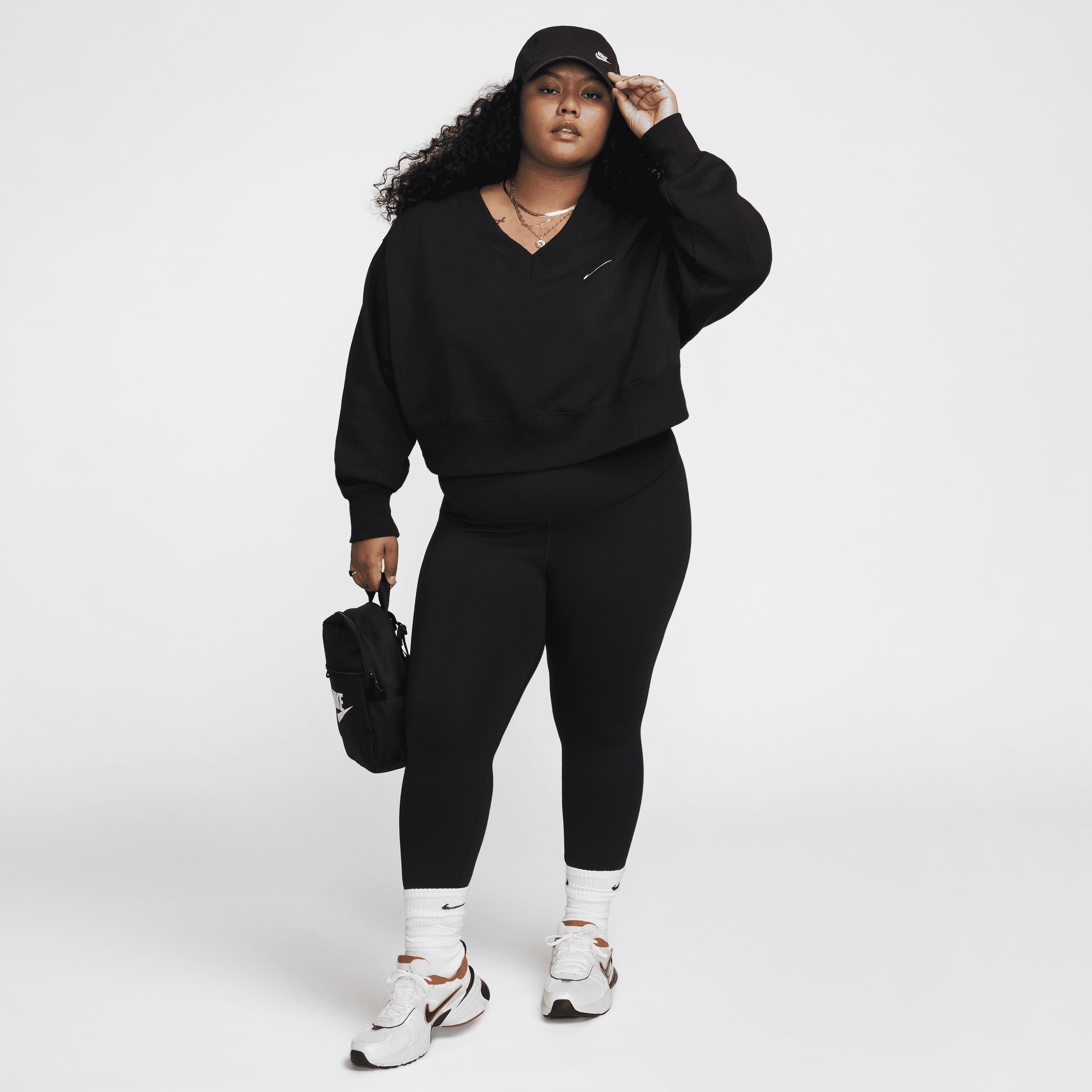 Nike Womens One High-Waisted Crop Leggings (Plus Size) Product Image