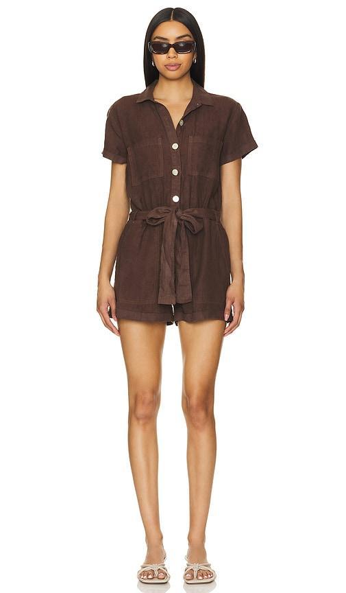 Rolled Hem Utility Romper Product Image