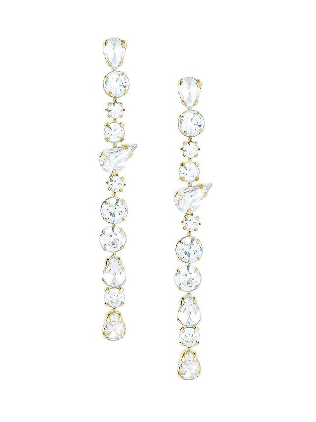 Ettika Crystal Linear Drop Earrings Product Image