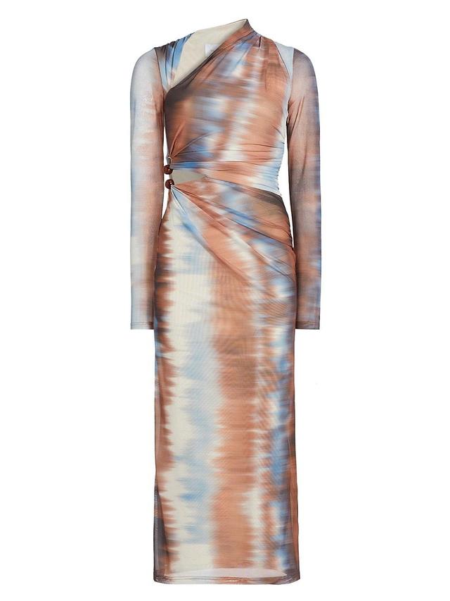 Womens Nina Printed Midi-Dress Product Image