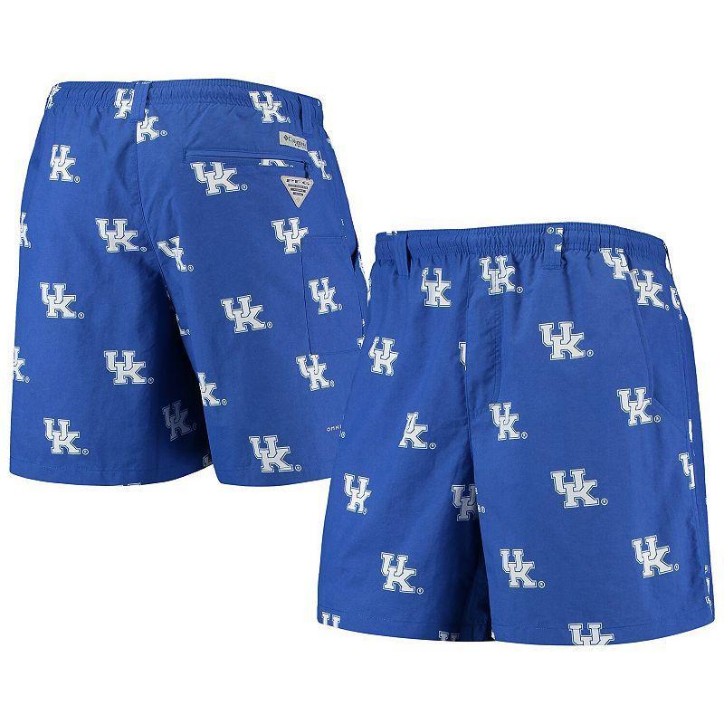 Mens Columbia PFG Royal Kentucky Wildcats Backcast II 6-in. Omni-Shade Hybrid Shorts Product Image