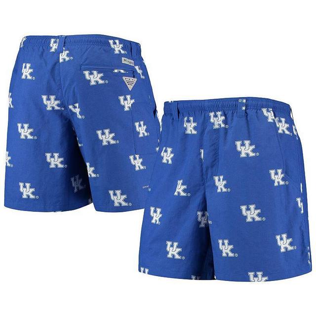 Mens Columbia PFG Royal Kentucky Wildcats Backcast II 6-in. Omni-Shade Hybrid Shorts Product Image