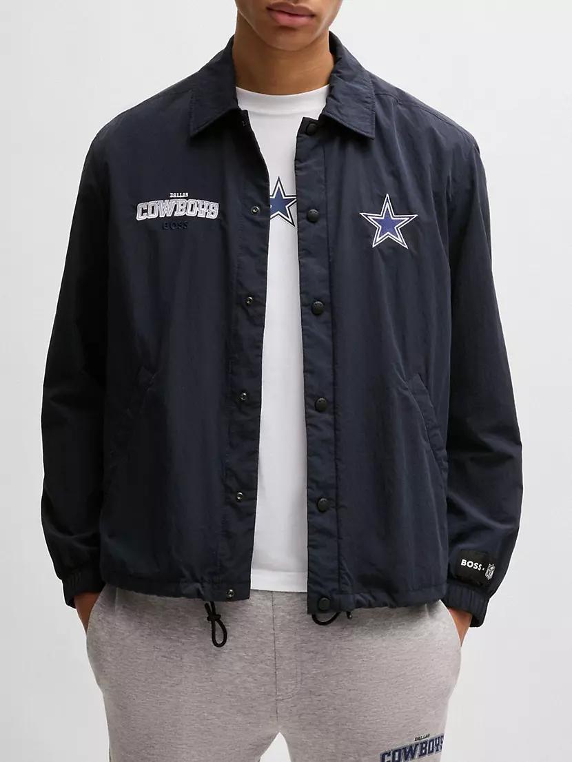 Mens BOSS x NFL Water-Repellent Jacket with Embroidered Branding Product Image