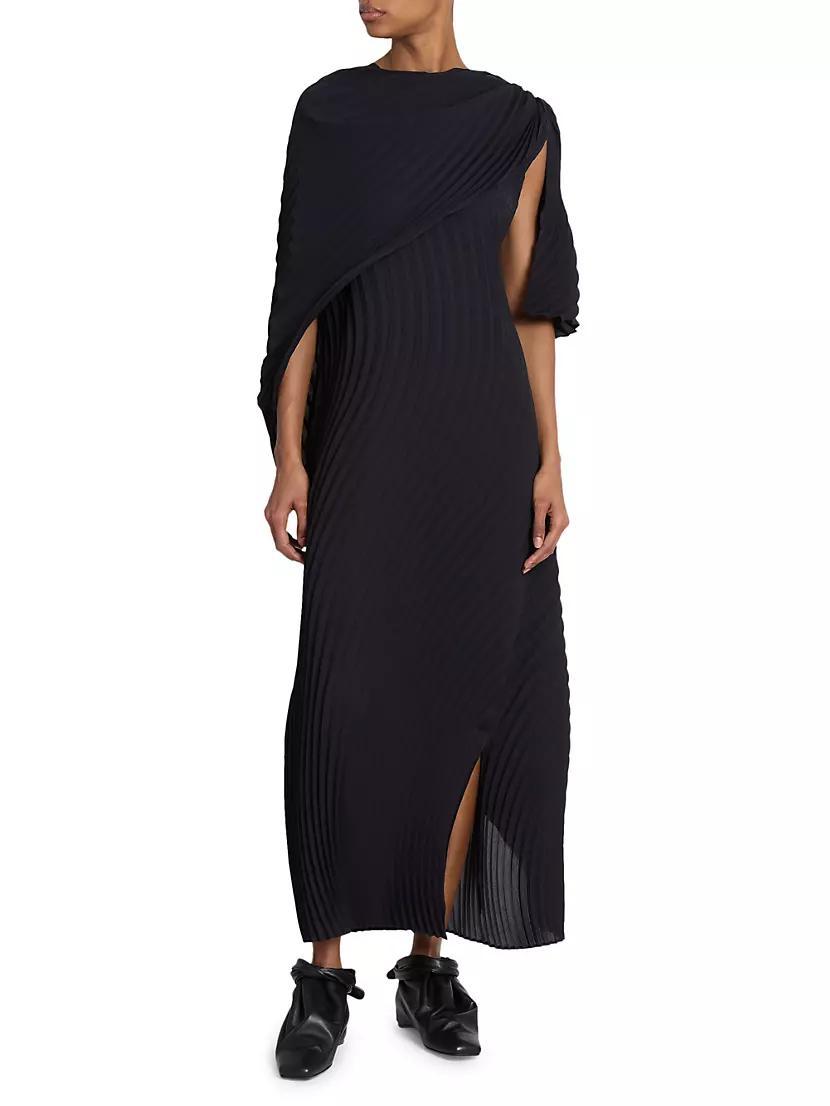 What Has Always Been Wrapped Pleats Dress Product Image