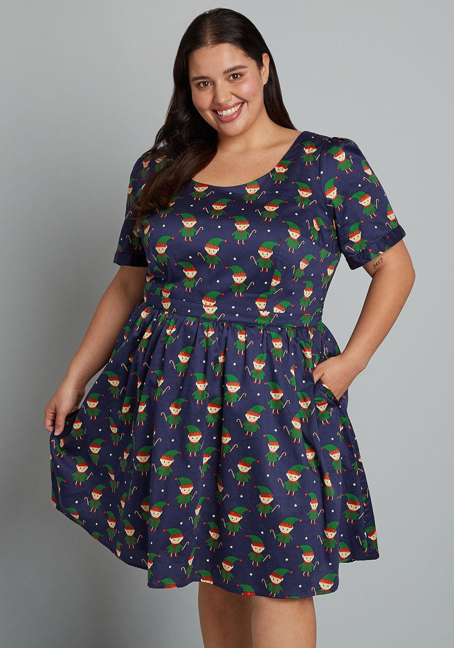 What's The Scoop? A-Line Dress Product Image