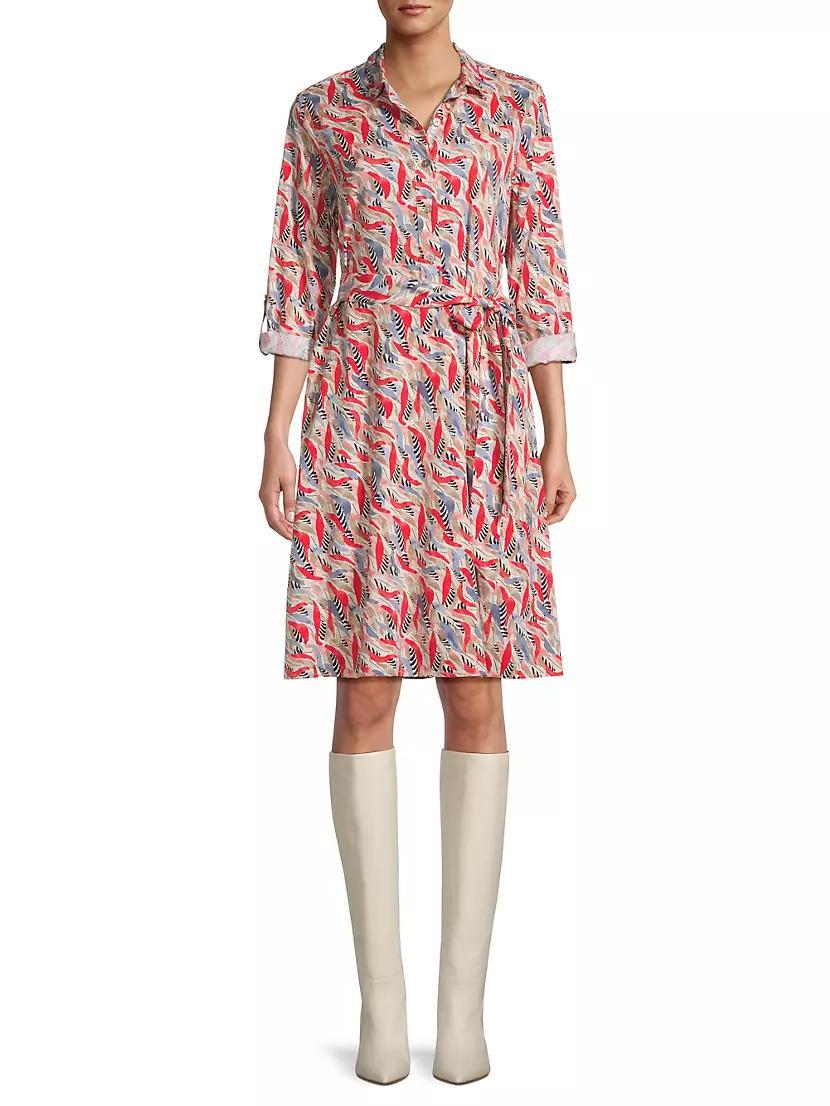 Coral Waves Live-In Shirtdress Product Image