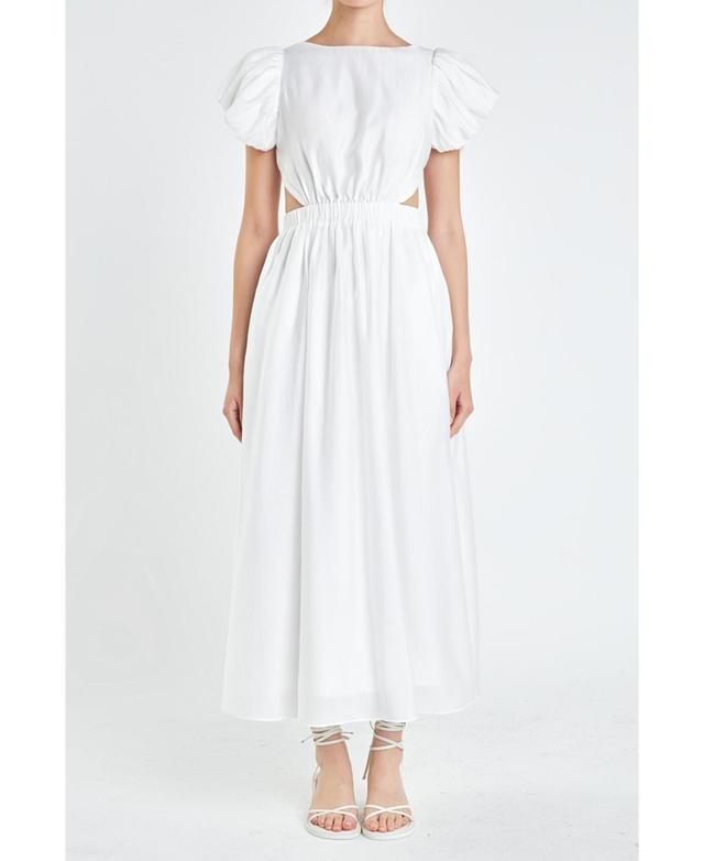 English Factory Womens Cut Out Midi Dress Product Image