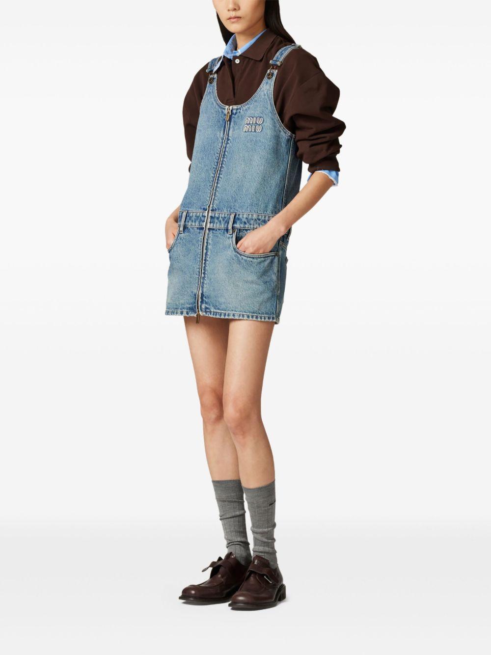 denim mini dress  Product Image