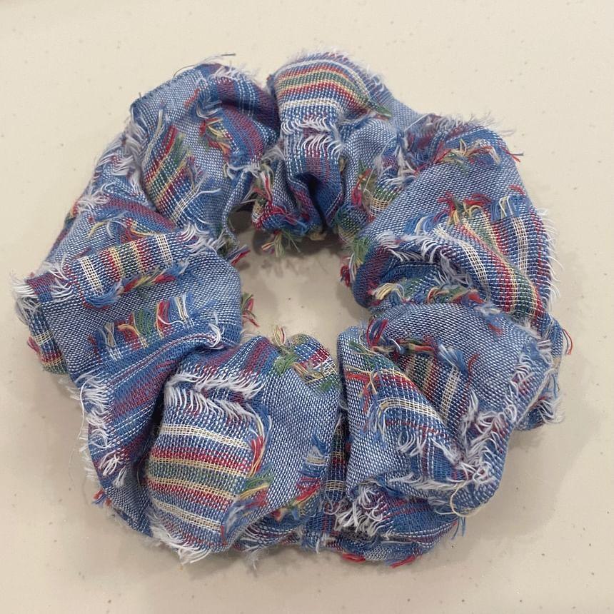 Plaid Hair Scrunchie / Hair Clip Product Image