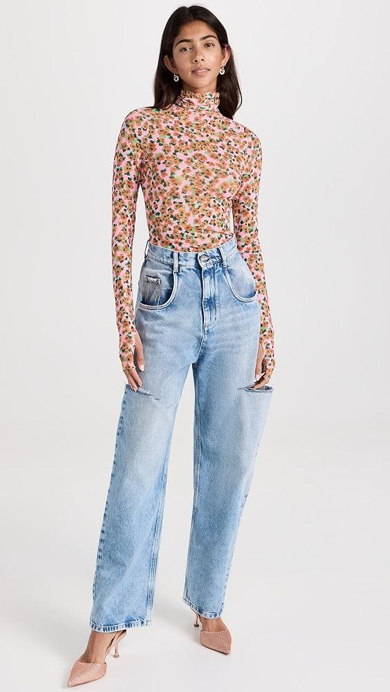 Maison Margiela Denim Jeans with Slash Details | Shopbop Product Image