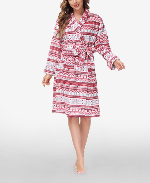 Beautyrest Womens Printed Plush Robe Product Image