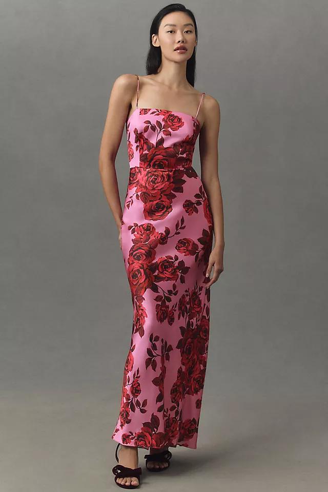 Sachin & Babi Ila Stretch Satin Maxi Dress Product Image