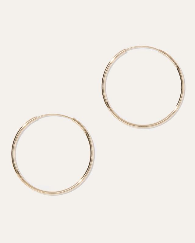 14K Gold Everyday Hoops Product Image