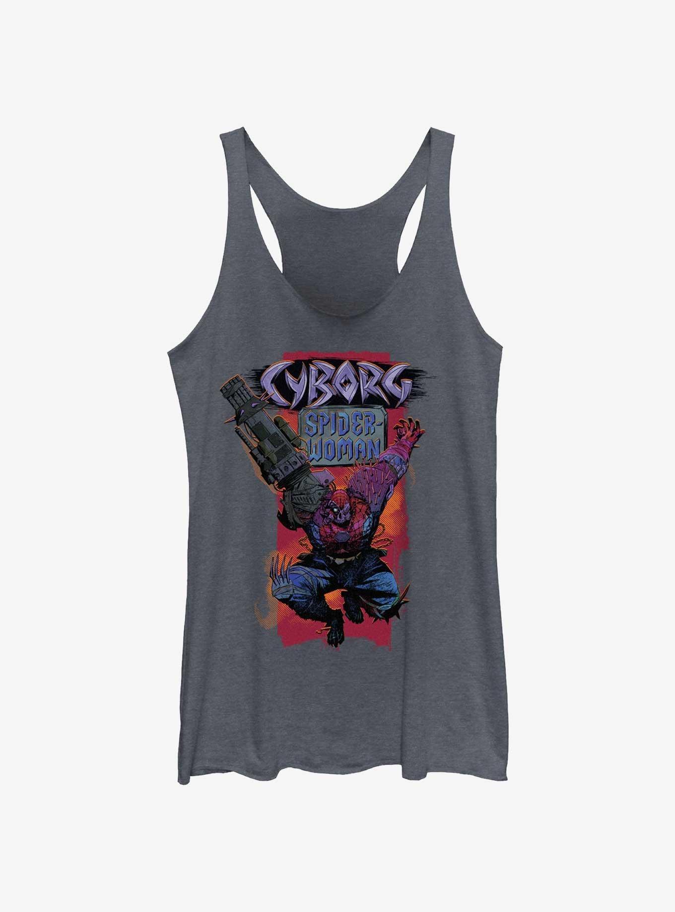 Marvel Spider-Man: Across The Spiderverse Cyborg Spider-Woman Badge Girls Tank Product Image