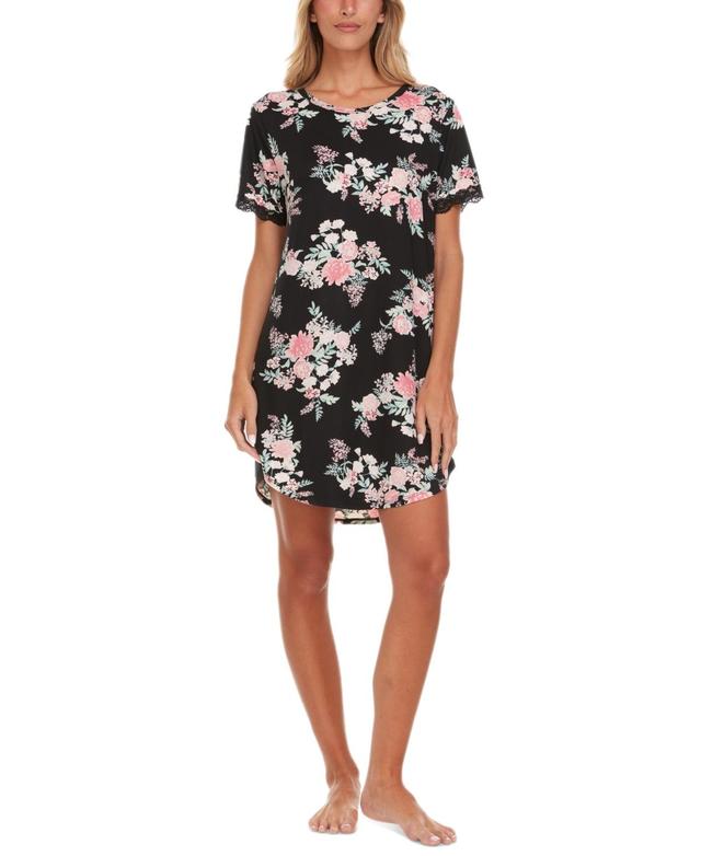 Flora by Flora Nikrooz Womens Kathleen Short Sleeve Sleepshirt Product Image