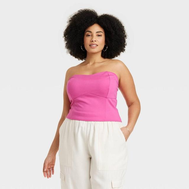 Womens Ponte Tube Top - A New Day 3X Product Image