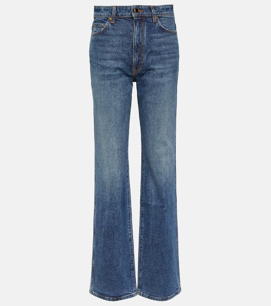 Abigail High-waisted Straight-leg Jeans In Light Wash Product Image