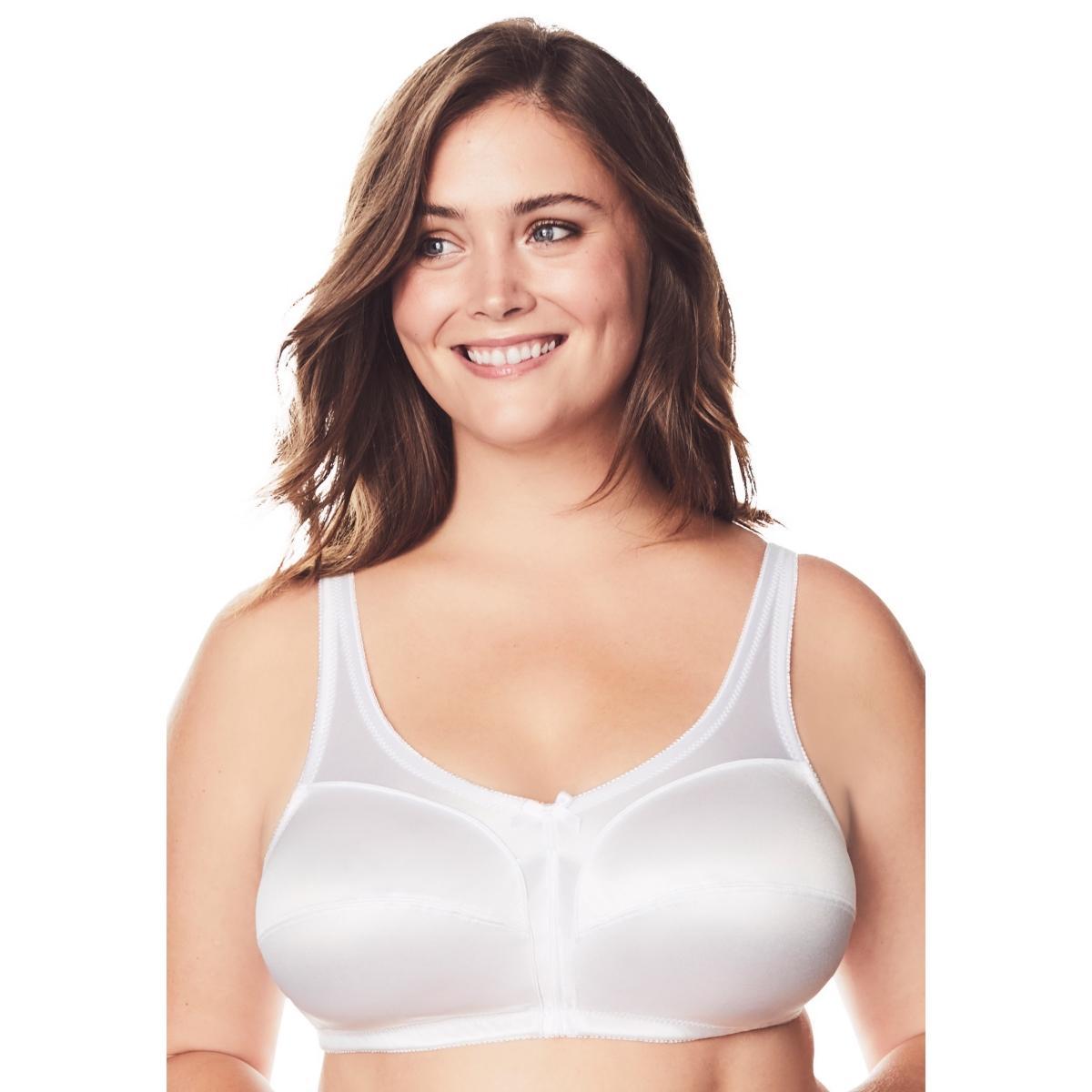 Comfort Choice Womens Satin Wireless Comfort Bra Product Image