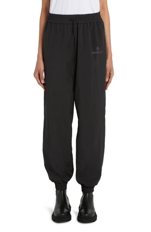 Womens Matt Black Sweatpants Product Image