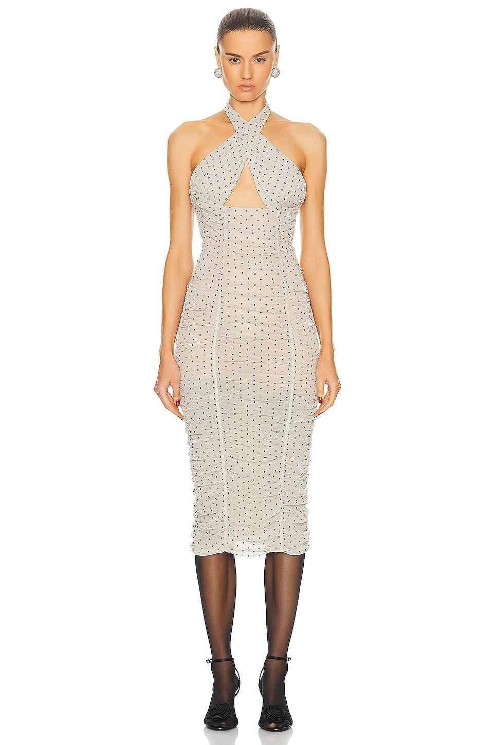 MARIANNA SENCHINA Marilyn Dress in Beige Product Image