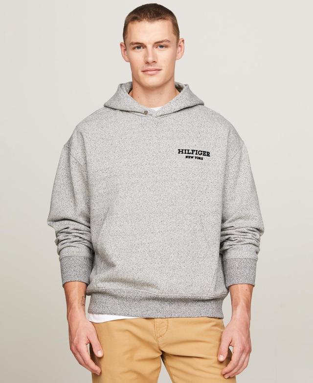 Tommy Hilfiger Men's Embroidered Monotype Mouline Hoodie Product Image