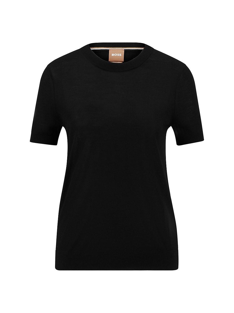 BOSS Falyssiasi Wool T-Shirt Product Image