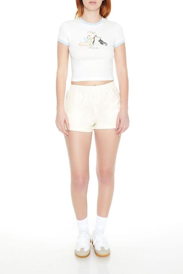 Cuffed Twill Pull-On Shorts | Forever 21 Product Image