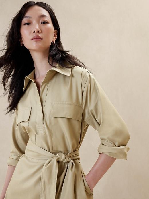 Twill Utility Mini Shirtdress Product Image