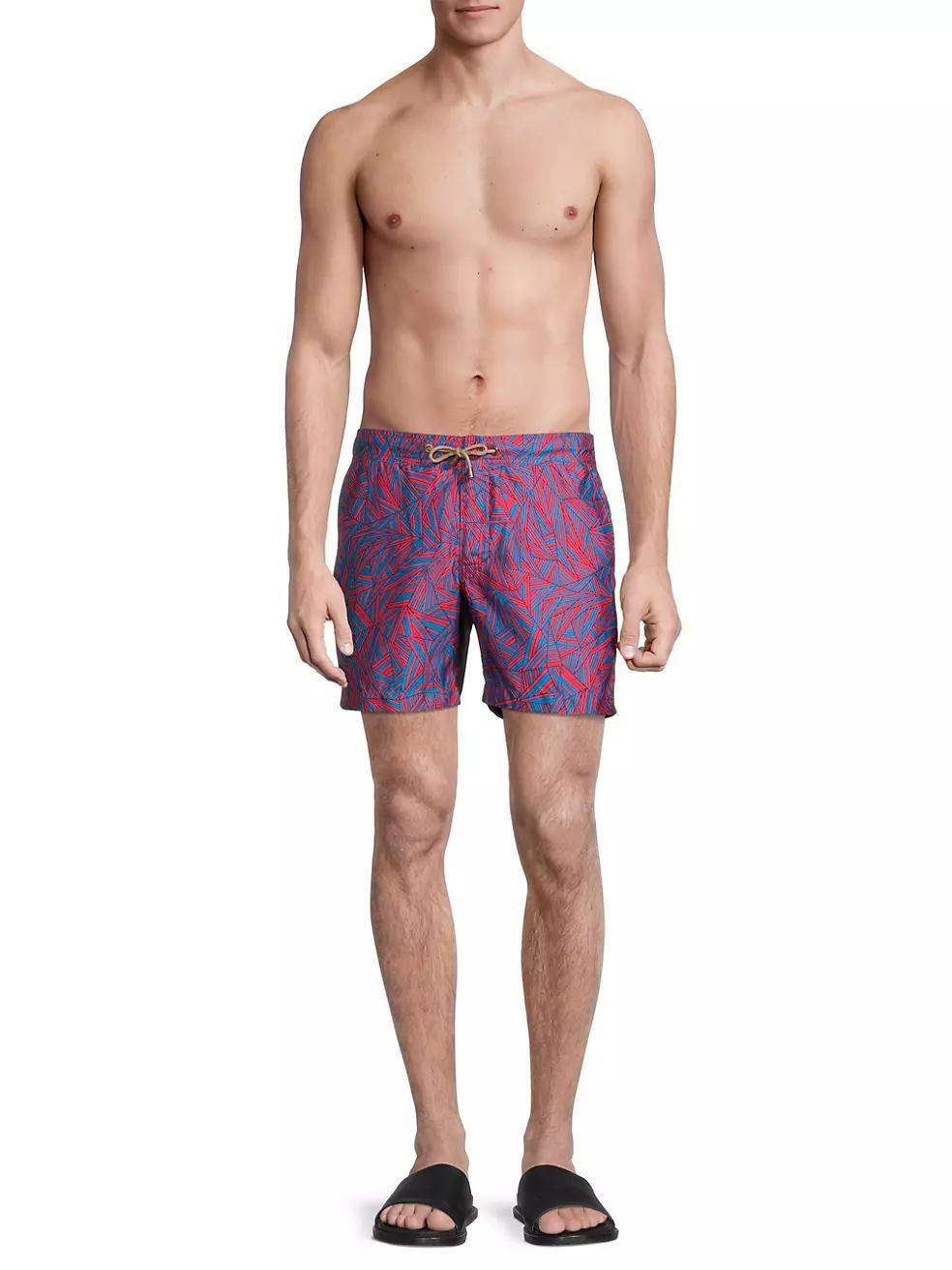 Geometric Swim Shorts Product Image