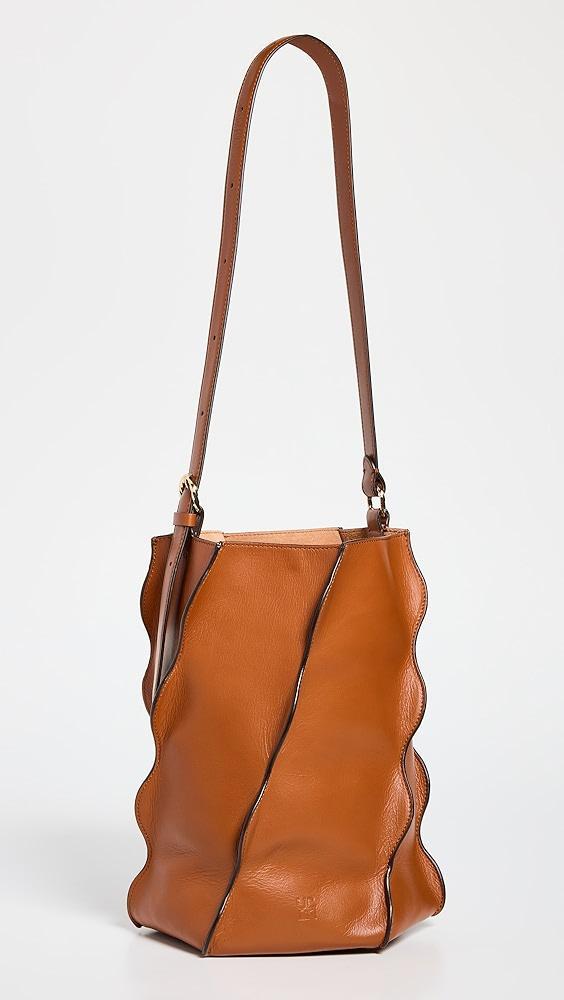 Ulla Johnson Adria Pleated Wave Bucket Bag | Shopbop Product Image