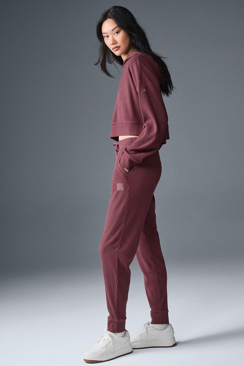 Muse Sweatpant - Burgundy Truffle Female Product Image