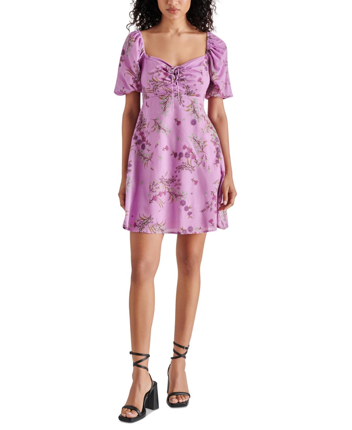 Womens Violeta Sweetheart-Neck Mini Dress Product Image