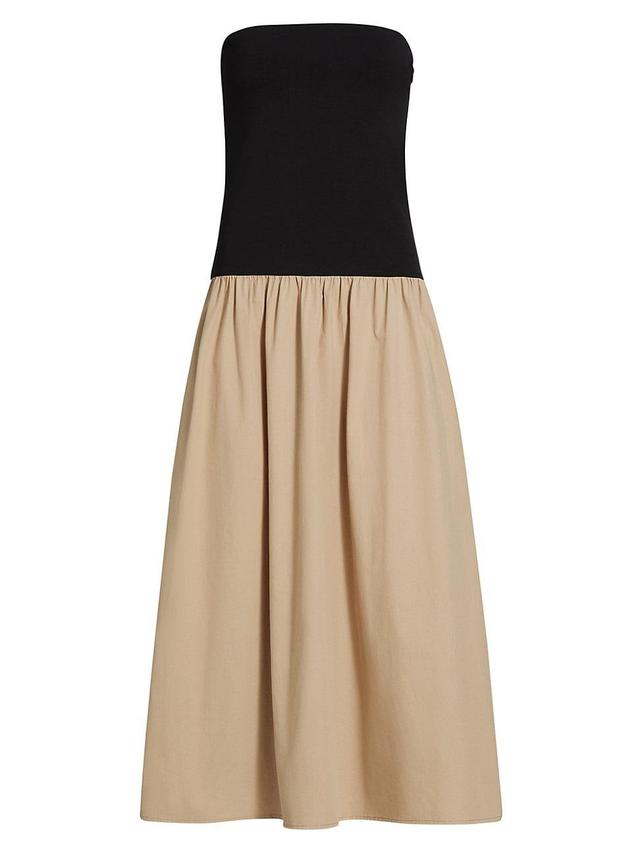 Womens Kierstin Strapless Drop-Waist Midi-Dress Product Image