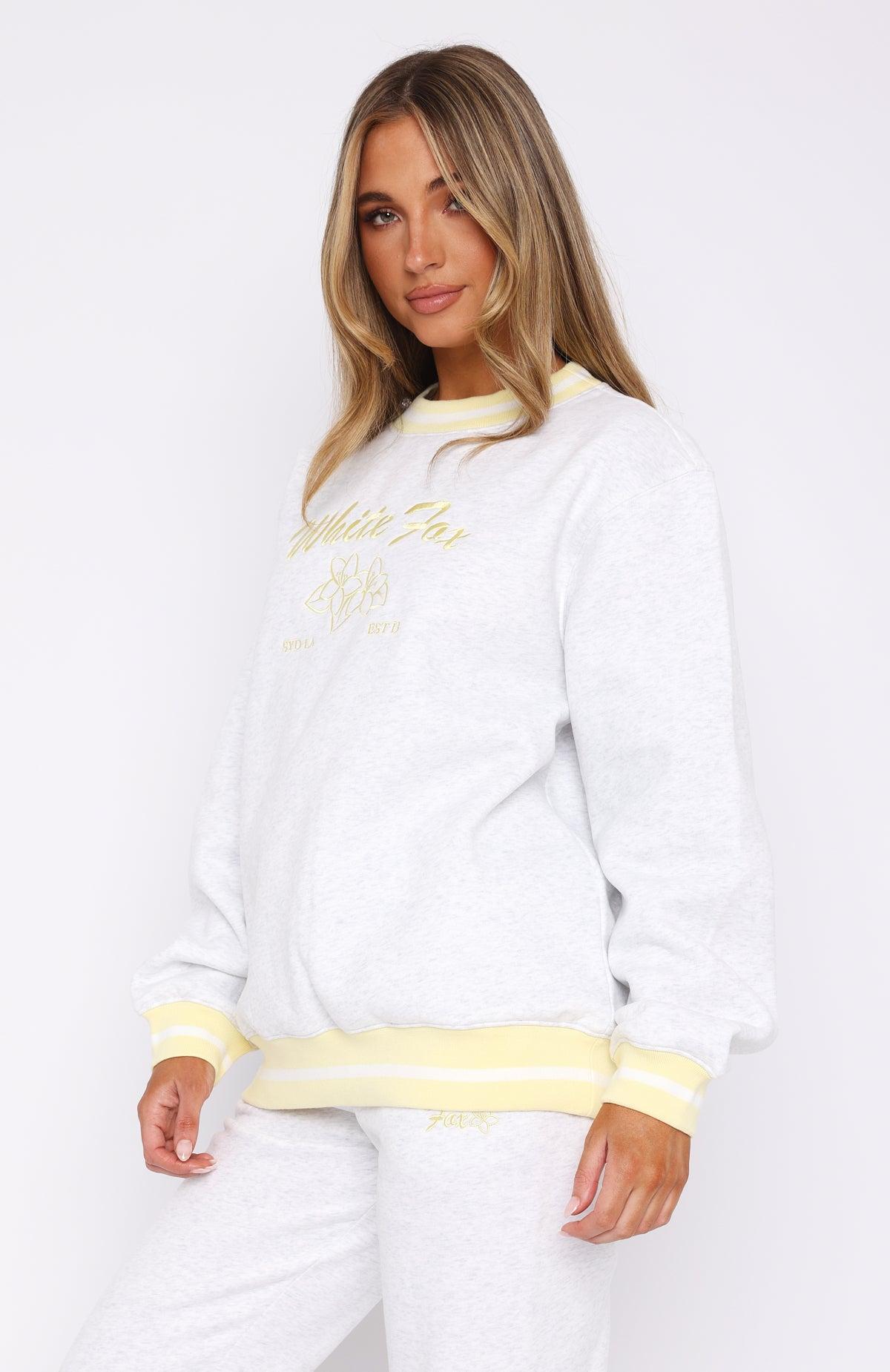 Taking A Break Oversized Sweater Grey Marle Product Image