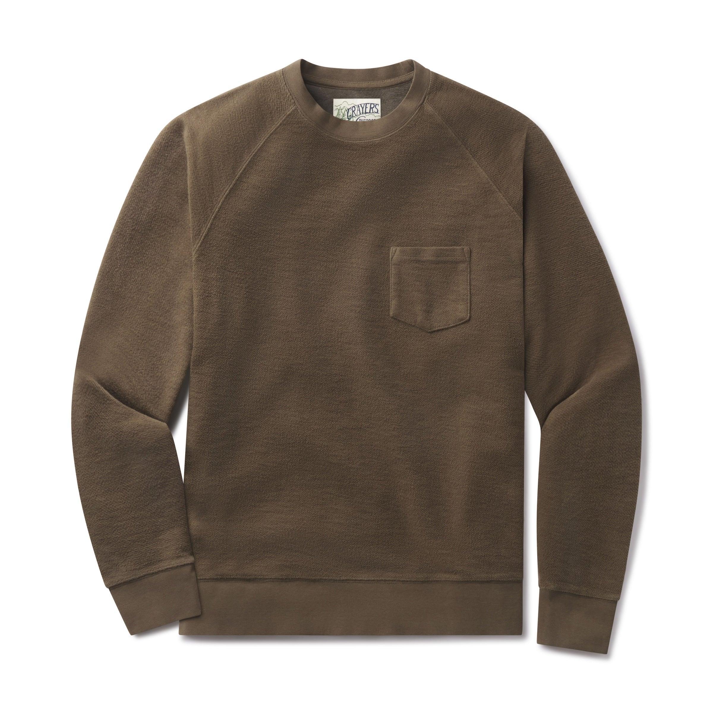 Dunlop Reverse Fleece Crew Neck - Moss Product Image