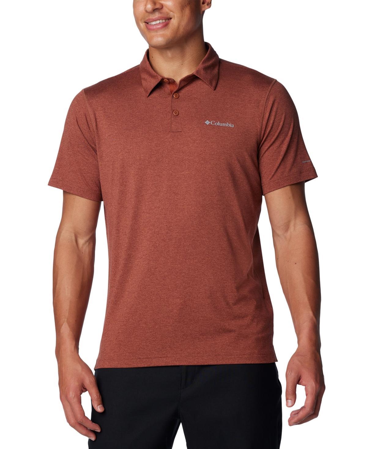 Columbia Mens Carter Short Sleeve Performance Crest Polo Product Image