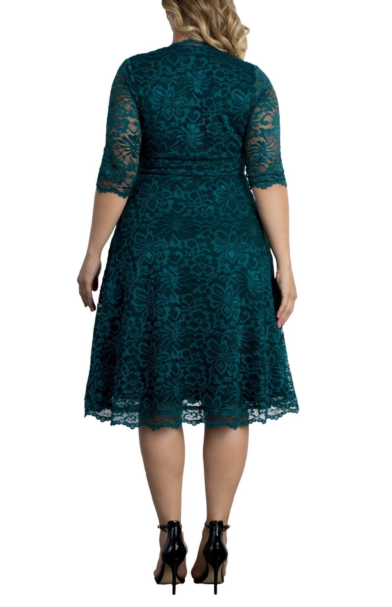 Mademoiselle Lace Cocktail Dress - Plus Product Image