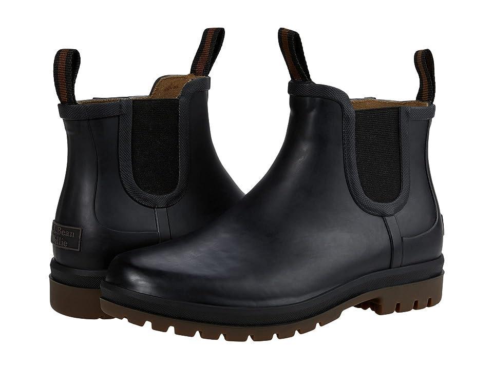 L.L.Bean Rugged Wellie Chelsea Boot (Black/Dark Gum) Women's Shoes Product Image