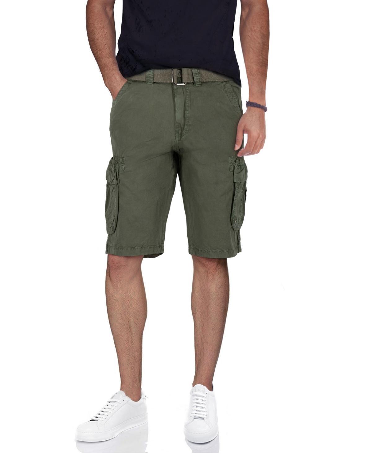 Mens RawX Regular-Fit Belted Cargo Shorts Product Image